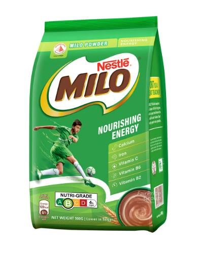 Milo Chocolate Malt Drink Powder with Milk - Regular ( 900g )