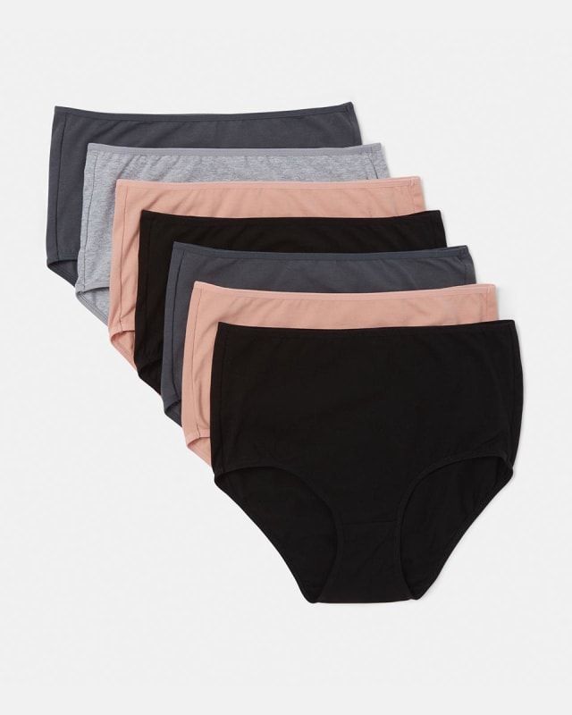 Anko | 7 Pack Cotton Stretch Full Briefs | Col Pack