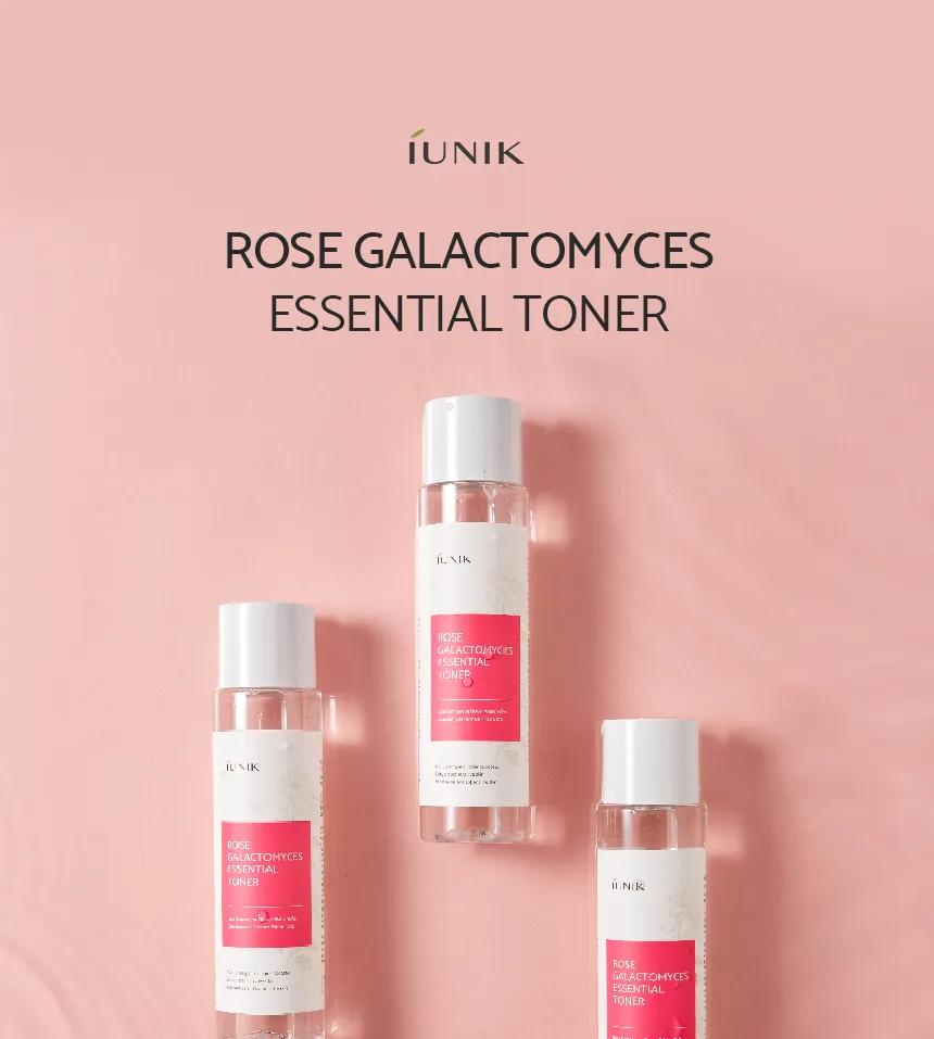 iUNIK Rose Galactomyces Essential Toner 200ml