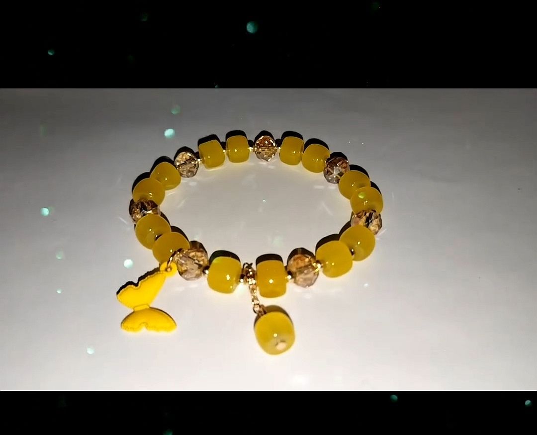 Cute Yellow Butterfly Bracelet Adorable accessory