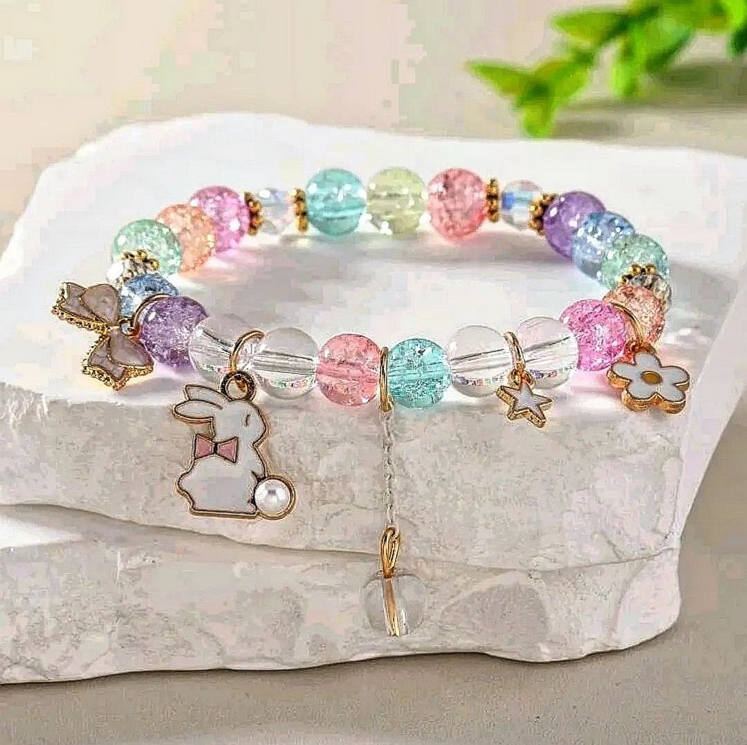 Multicolor cute Rabbit Bunny Bracelet