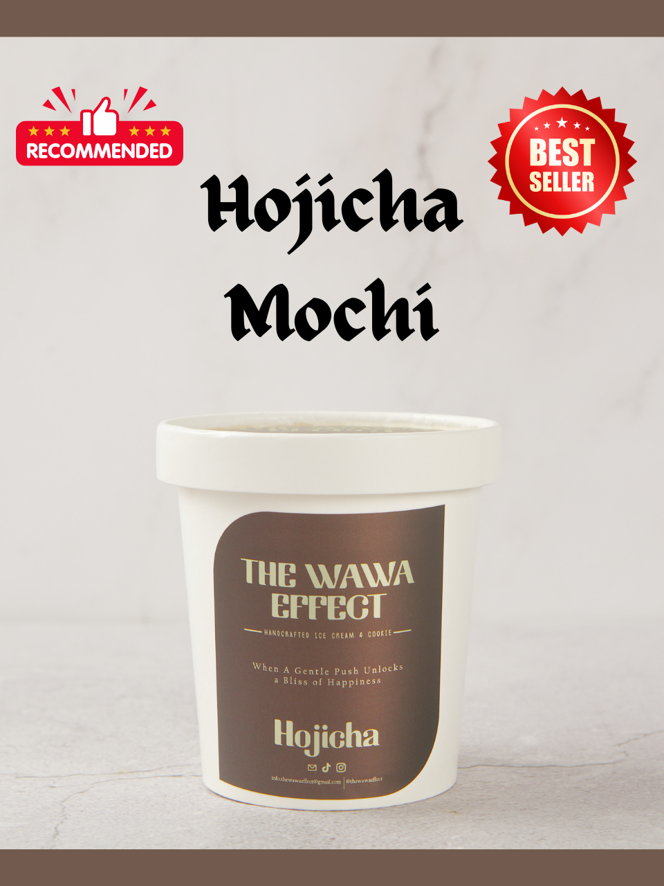 [Pint] Hojicha Mochi (473ml)