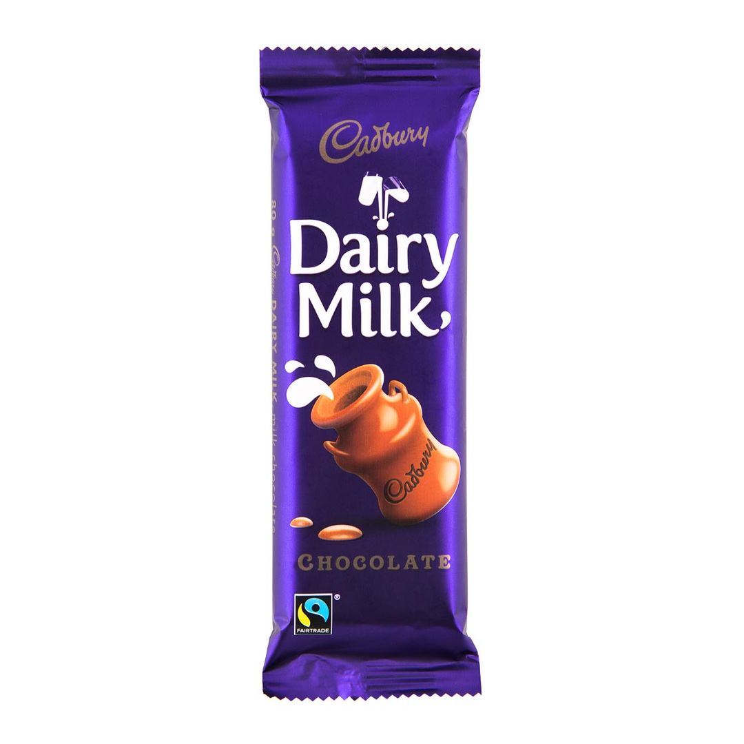 Cadbury Dairy Chocolate Slab 80g