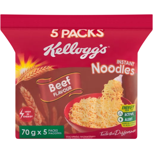 Kellogg's Assorted Flavoured Instant Noodles 5 x 70g