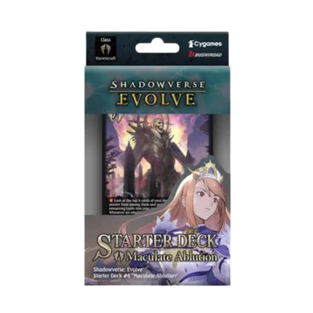 ShadowVerse Evolve Starter Deck #6 “Maculate Ablution”