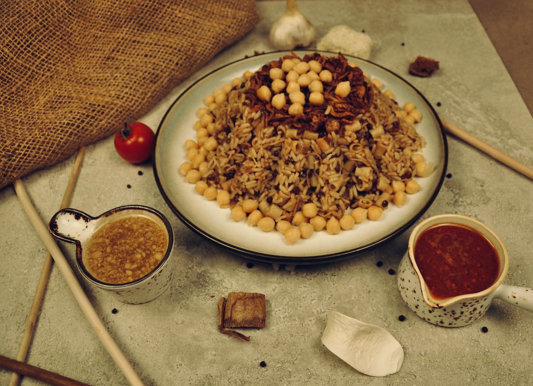 أرز كشري أهل أول - Kushari Rice Ahel Awal