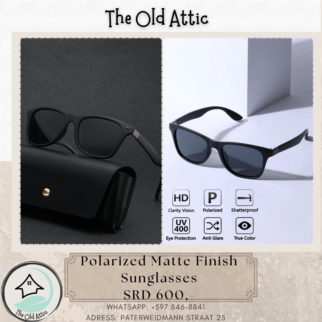 Polarized matte finish sunglasses 