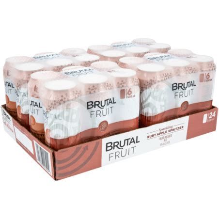 BRUTAL FRUIT RUBY APPLE 500ML CASE 24