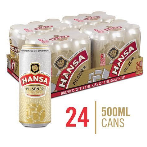 HANSA PILSENER 500ML CAN CASE 24