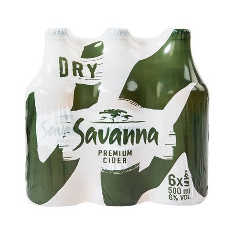 SAVANNA DRY 5OOML 6PACK