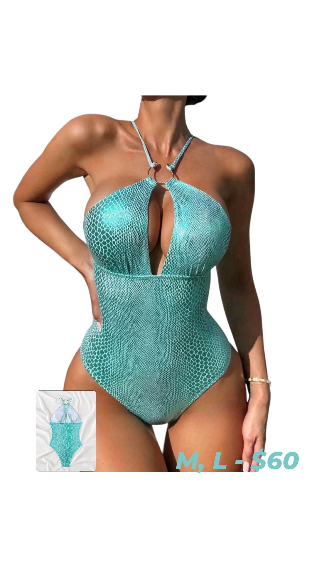 Pattern One Piece Swimsuit