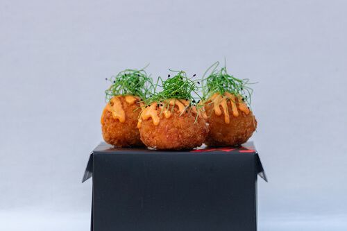 Old Bay Mac & Cheese Bites