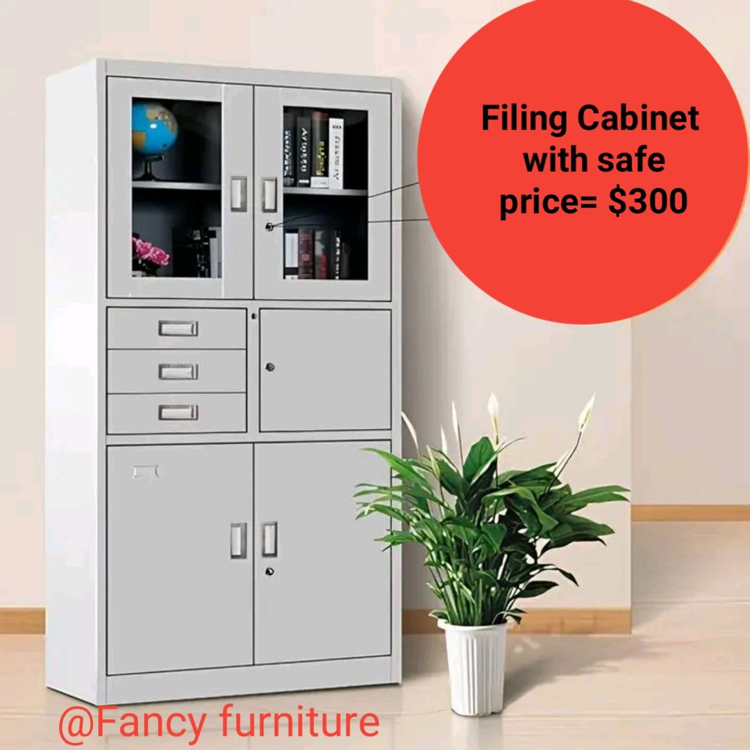 FILING CABINET WITH SAFE