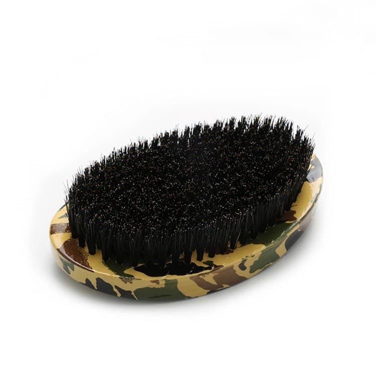 Camouflage hard palm wave brush