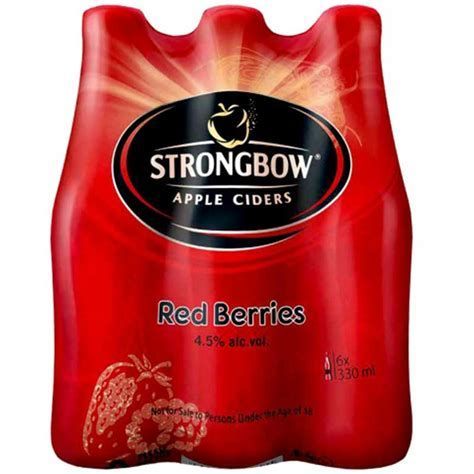 STRONGBOW RED BERRIES 330ML NRB 6 PACK