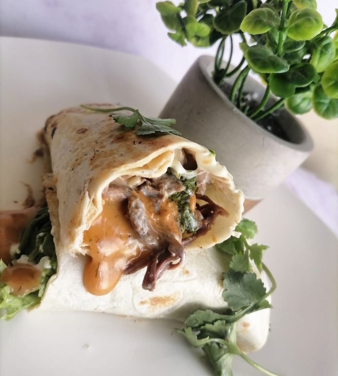 Saucy Steak Wrap