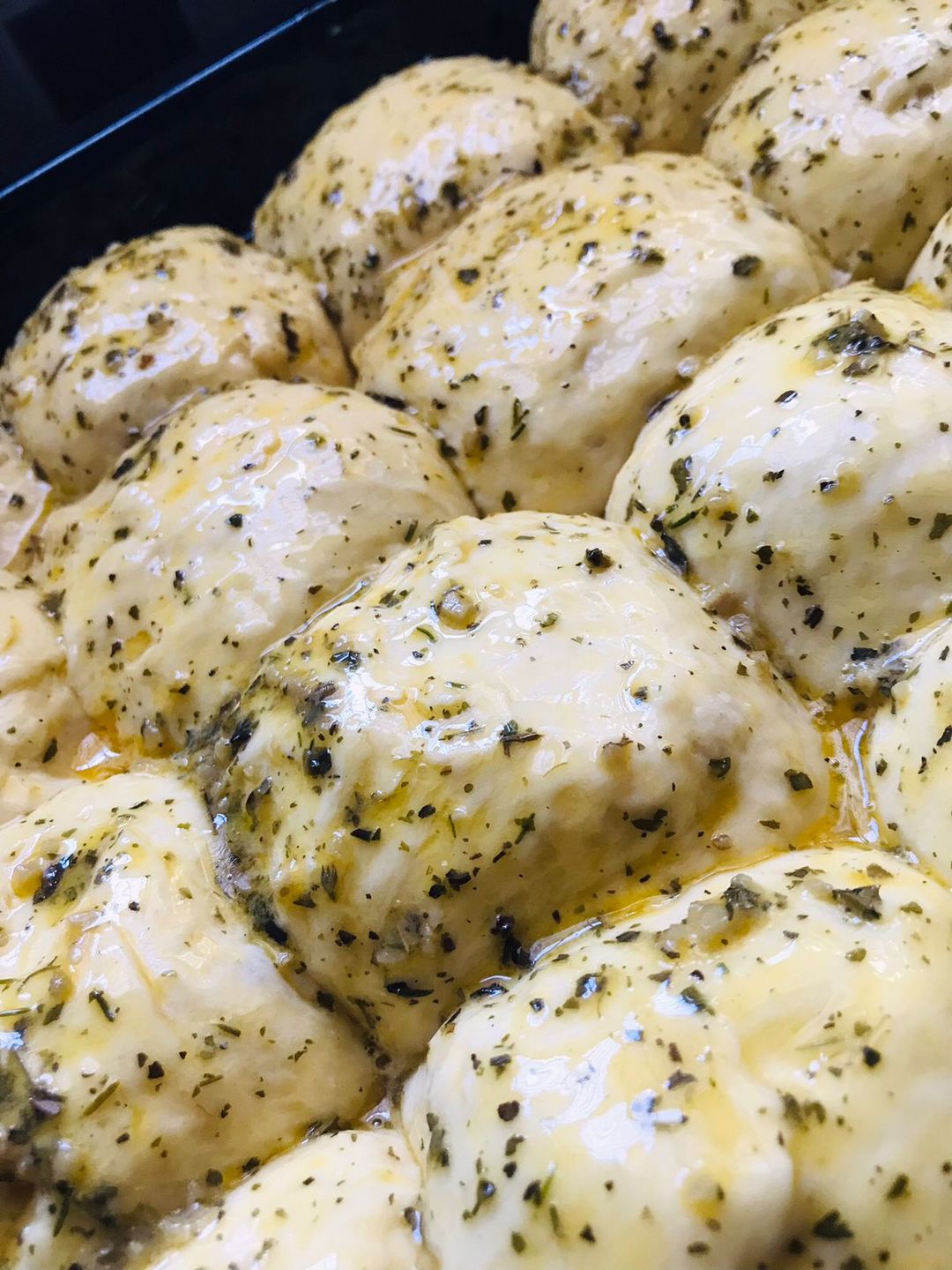 Herbed dough balls