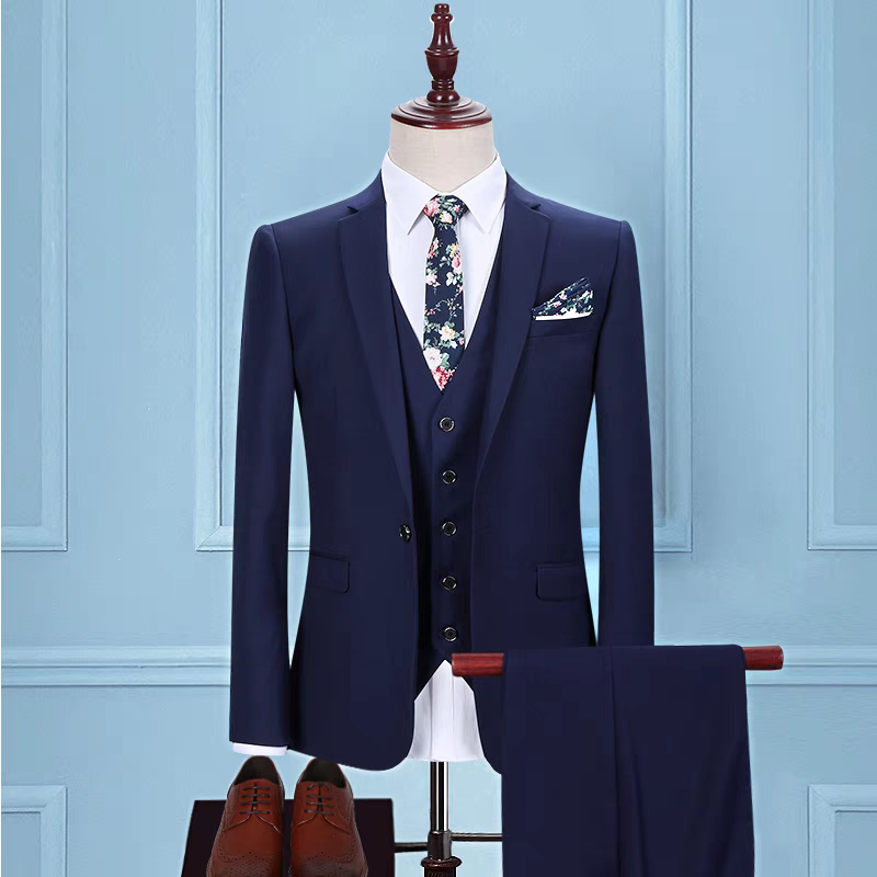 Navy Blue Tailored Fit 