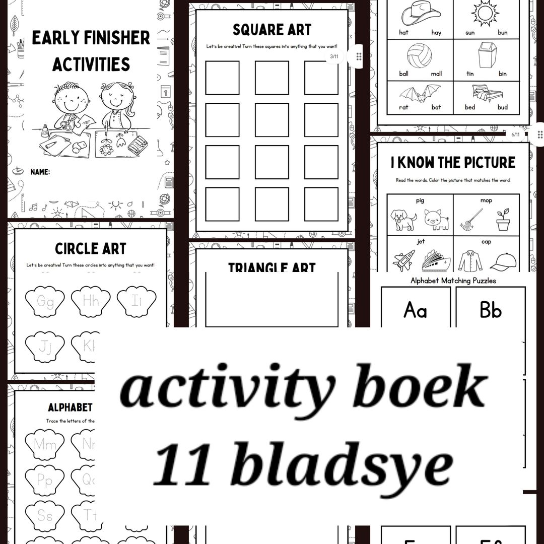 ACTIVITY BOOKS AFRIKAANS OR ENGLISH 