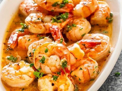 Steamed Garlic Shrimp