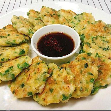 Shrimp Chive Jeon 새우부추전