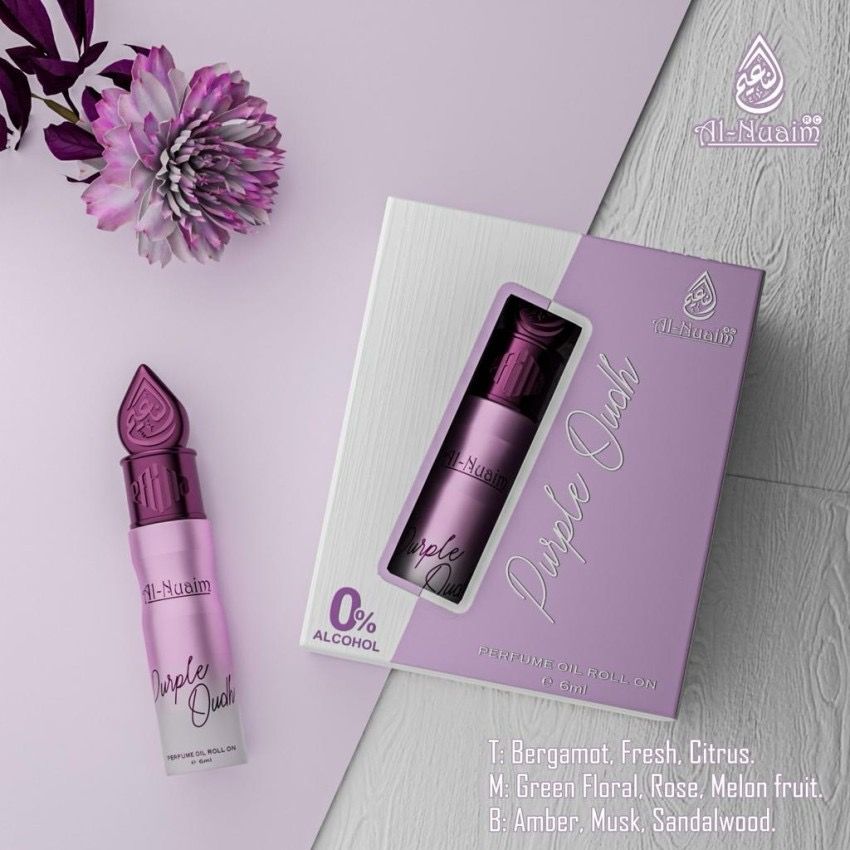 Al Nuaim Purple Oud Perfume Attar