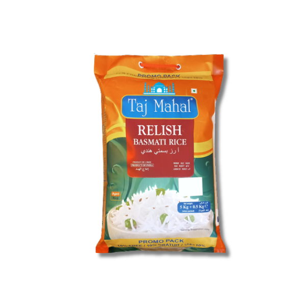 Taj Mahal Relish Basmathi Rice 5.5Kg