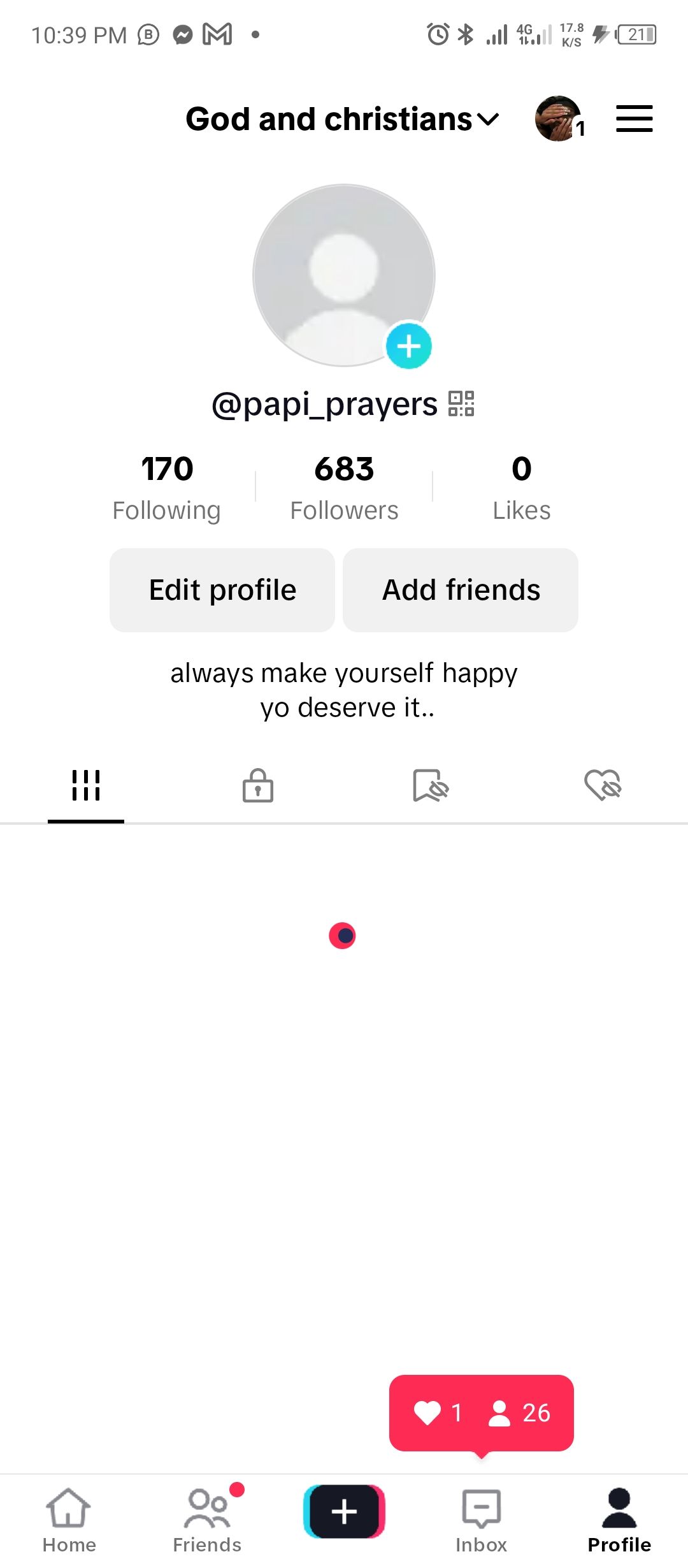 Nigerian TikTok account for sale 