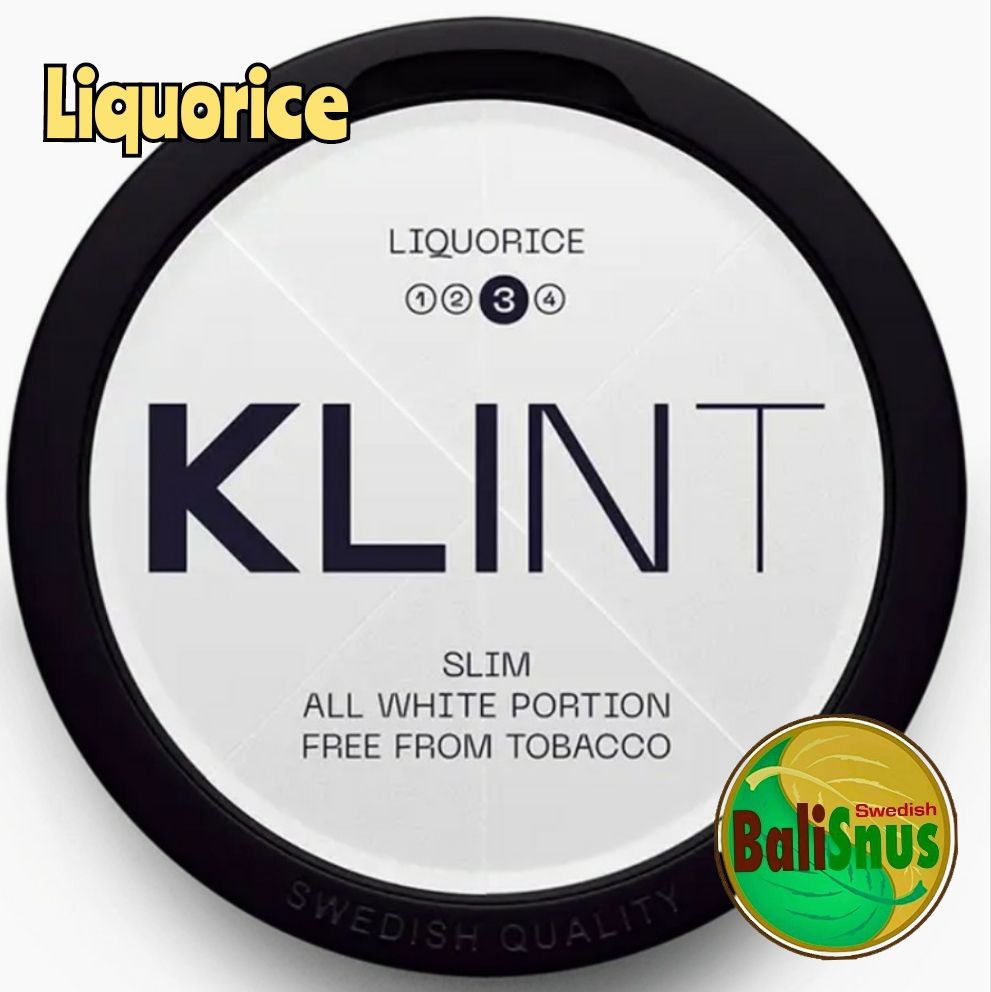 Klint Licorice Nic Pouches 8.4mg/P