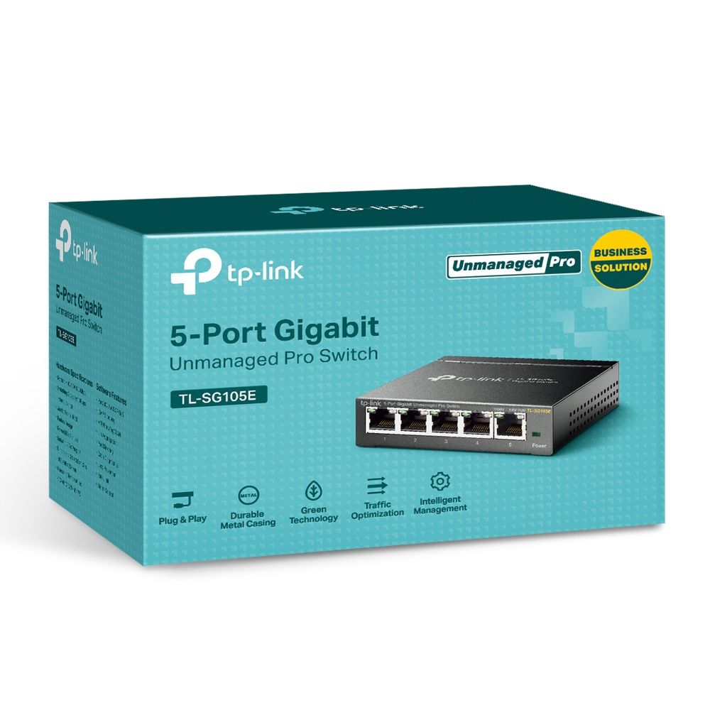 Tplink SG 105E 5-Port Gigabit Easy Smart Switch Ver 5