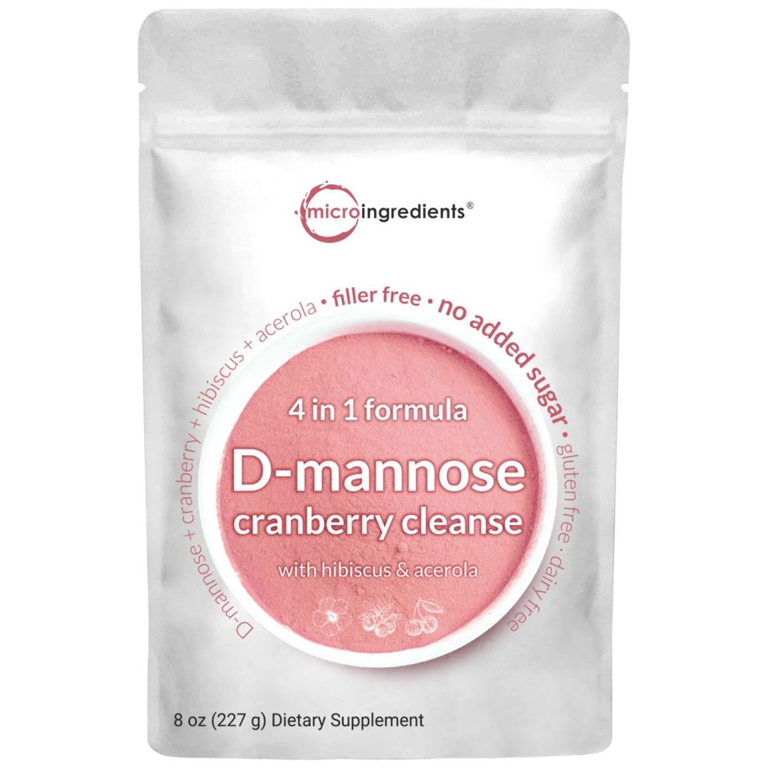 D Mannose With Cranberry Powder, 8oz