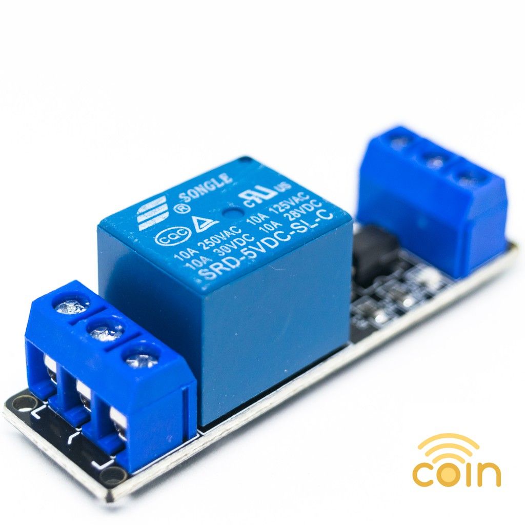 1-Channel Relay Module with Optocoupler 5V 10A for Piso WiFi