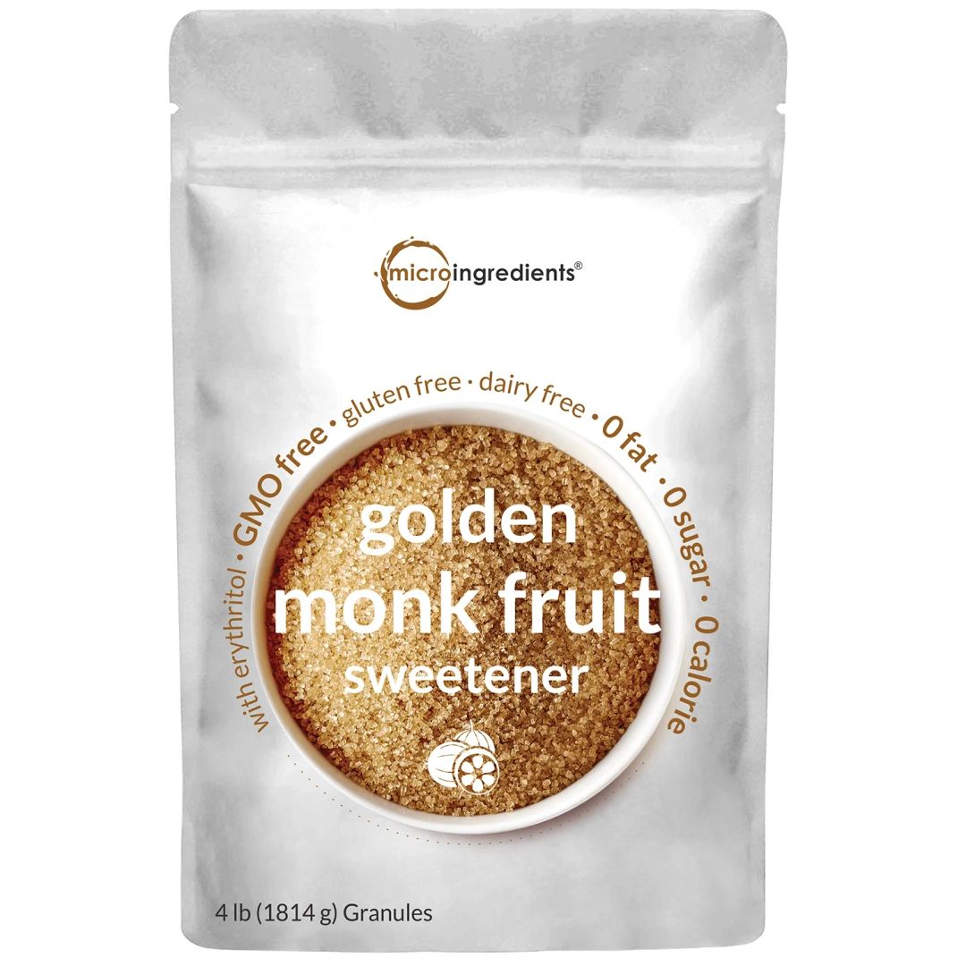 Golden Monk Fruit Sweetener with Erythritol