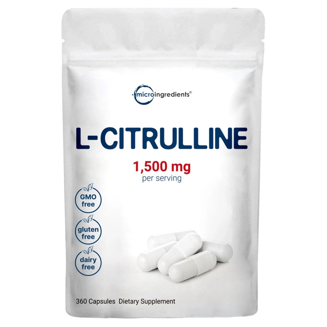 L-CITRULLINE Capsules, 1500mg Per Serving