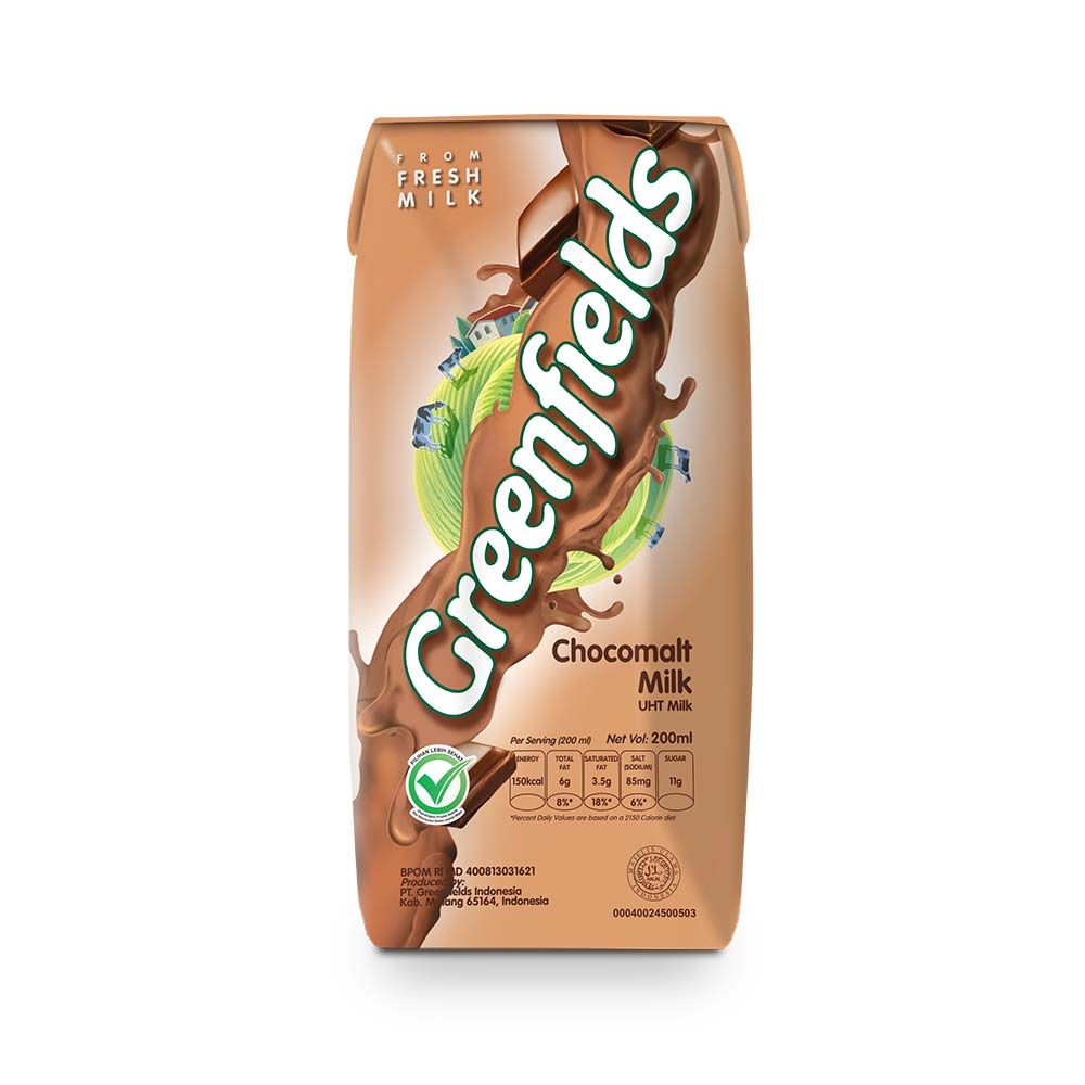 Greenfields UHT Chocolate Milk 200ml 