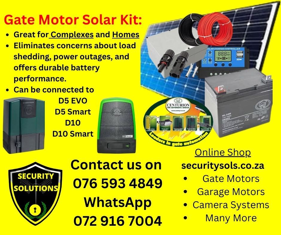 Centurion Gate Solar Kit