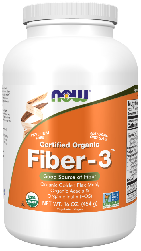 Fiber-3, Organic - Good Source of Fiber