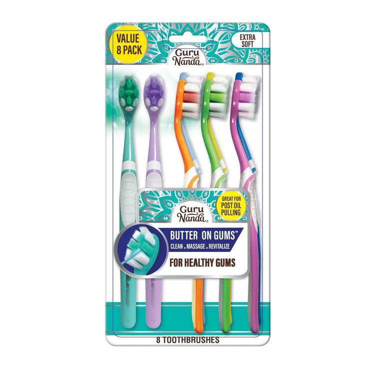 BUTTER ON GUMS TOOTHBRUSH (8 COUNT)
