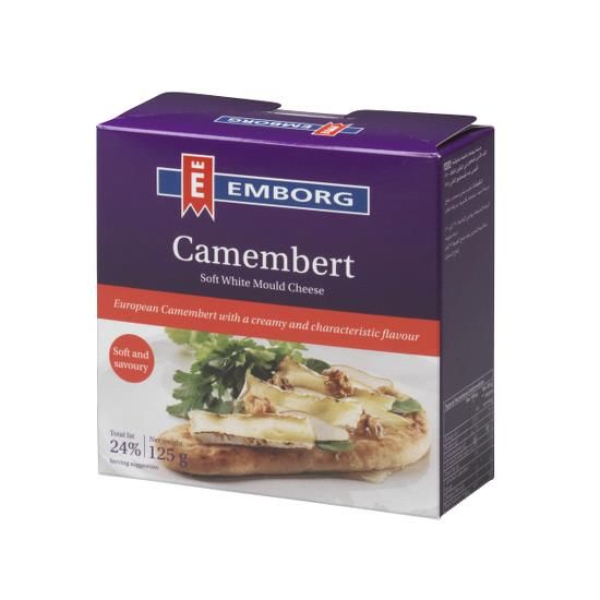 Emborg Camembert Soft White Mould Cheese 125g