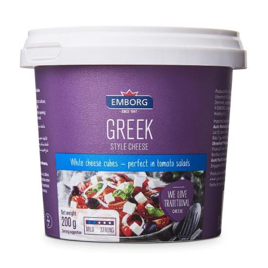 Emborg Greek Style Cubes in Brine 200g 