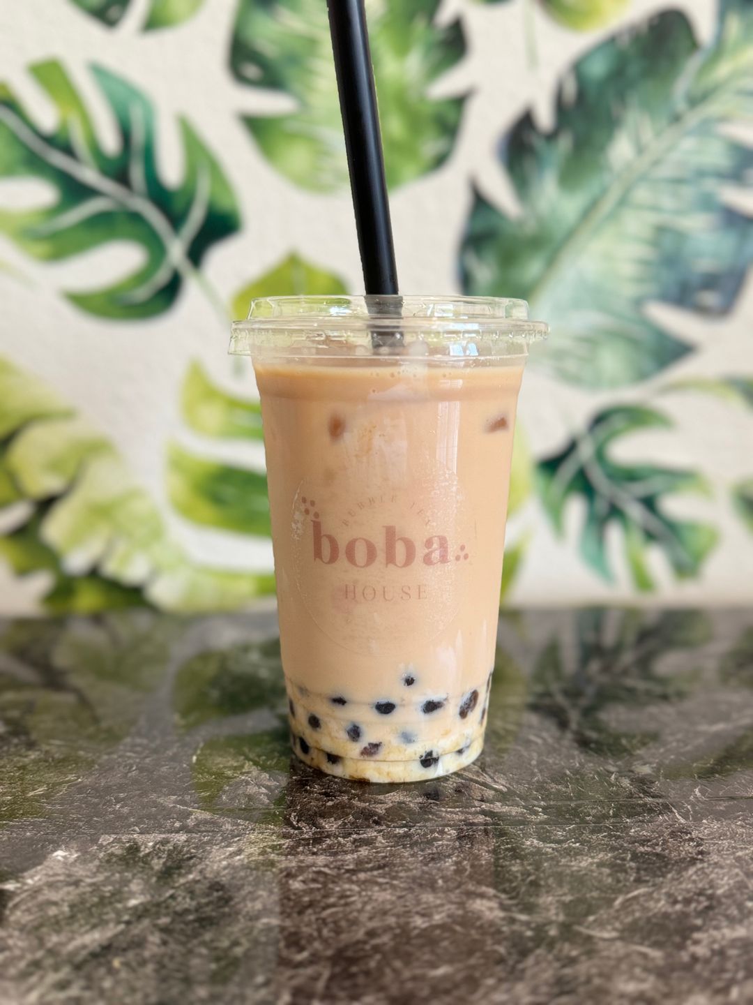 Earl grey milk tea boba