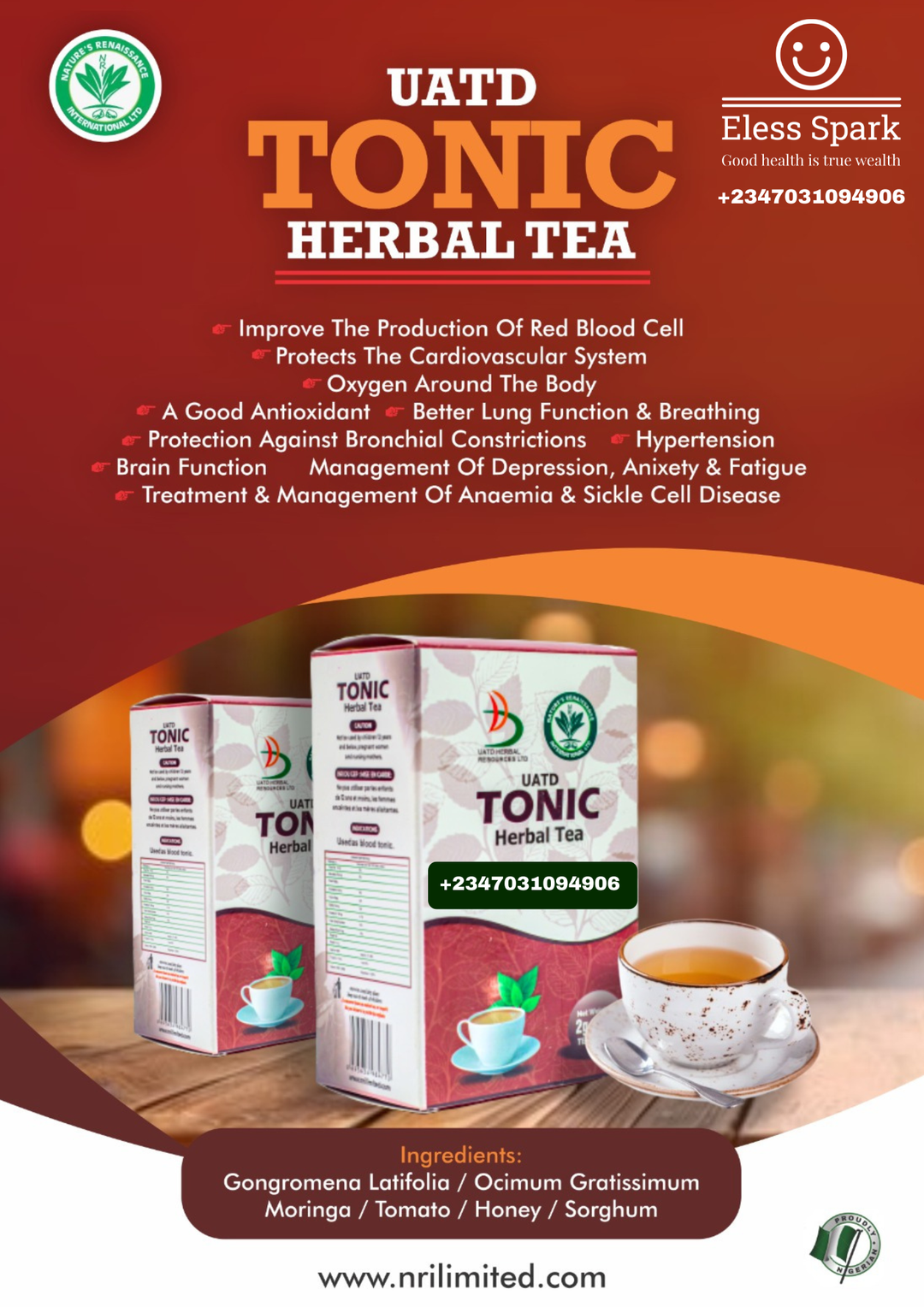 Tonic herbal tea 