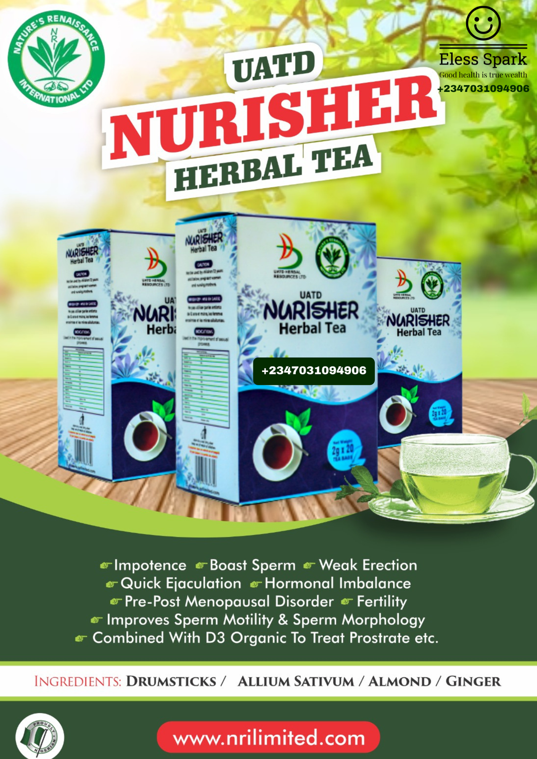 Nurisher herbal tea 