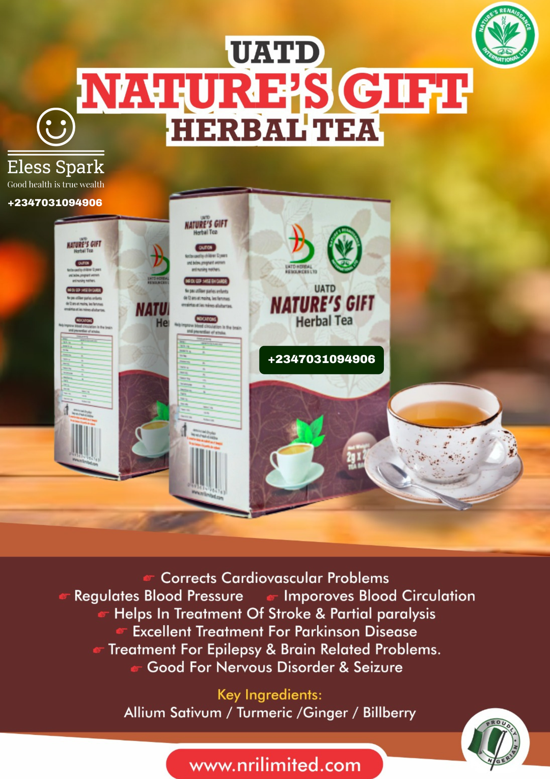 Nature's Gift herbal tea 