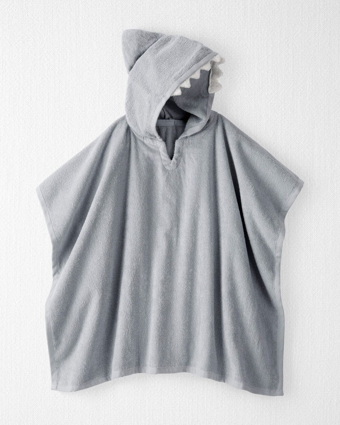 Toddler Organic Cotton Towel - Shark