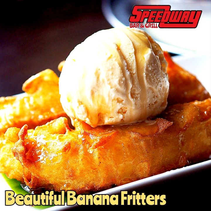 Banana Fritters with Ice Cream