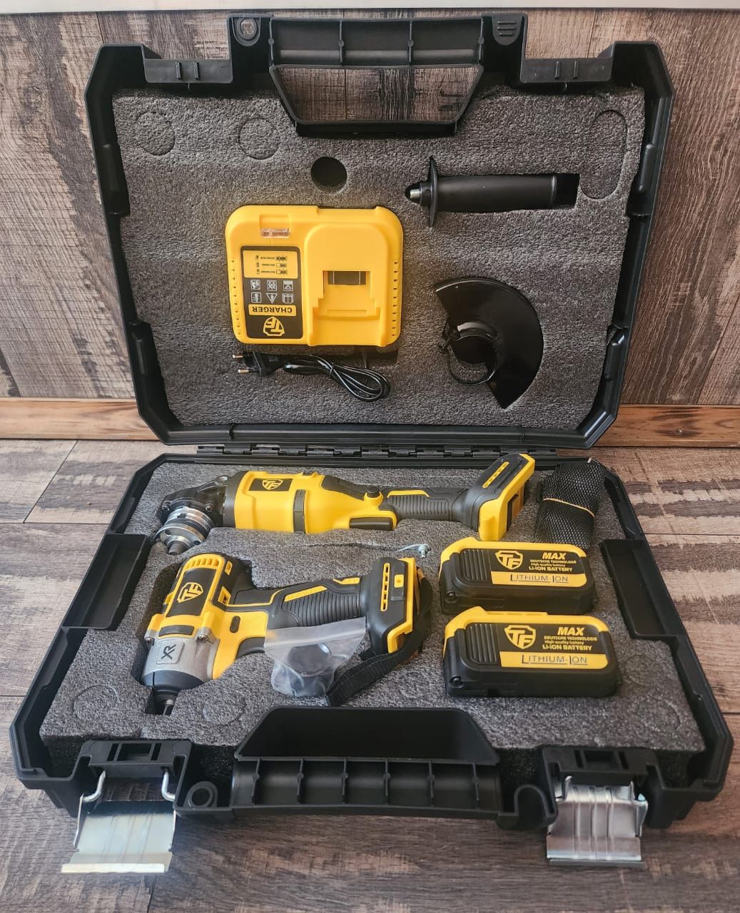 Cordless 2 in 1 set Grinder/Polisher