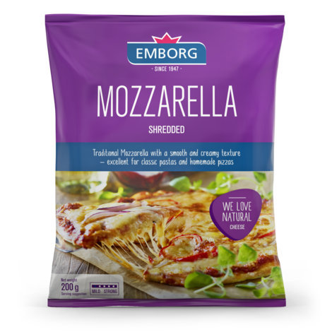 Emborg Shredded Mozzarella 200g