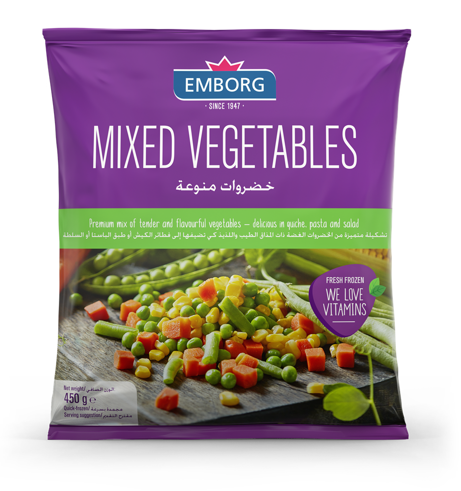 Emborg Frozen Mixed Vegetables 450g