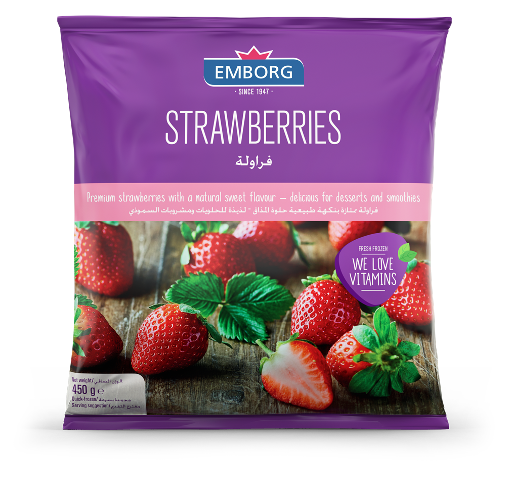 Emborg Frozen Strawberries 450g